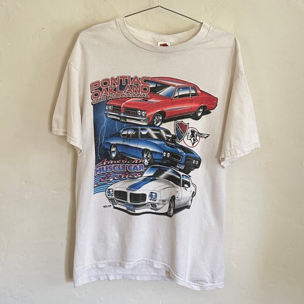 Vintage 1996 Pontiac Oakland Club American Muscle Car Series Graphic Tee, L